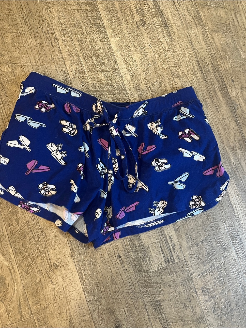 Kohl’s Blue Flip-Flop Print Sleep Shorts